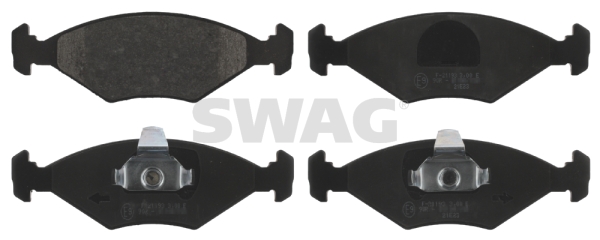 Sada brzdových platničiek kotúčovej brzdy SWAG